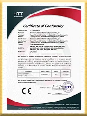 CNC Machines Certificate