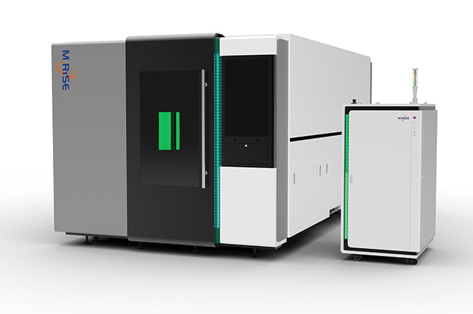 Full cover fiber laser cutting machine for high-precision metal sheet cutting