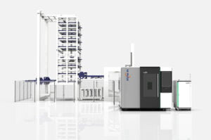 fiber laser cutting with storage