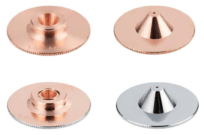 Laser cutting machine nozzles