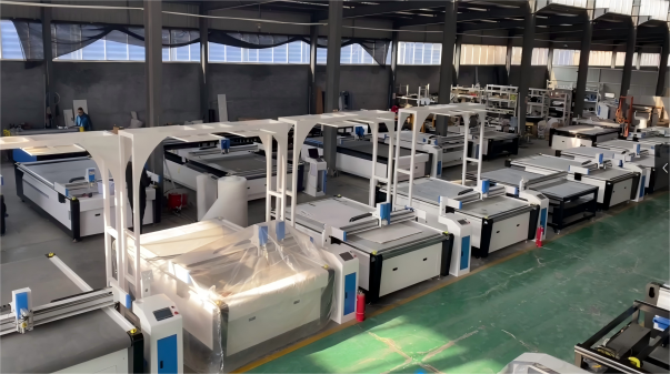 CNC Digital Knife Cutting Machine factory-Workshop