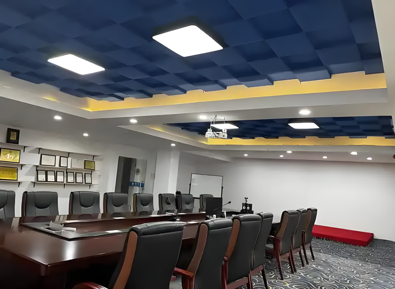 custom design fireproof sound absorbing panels for office interiors