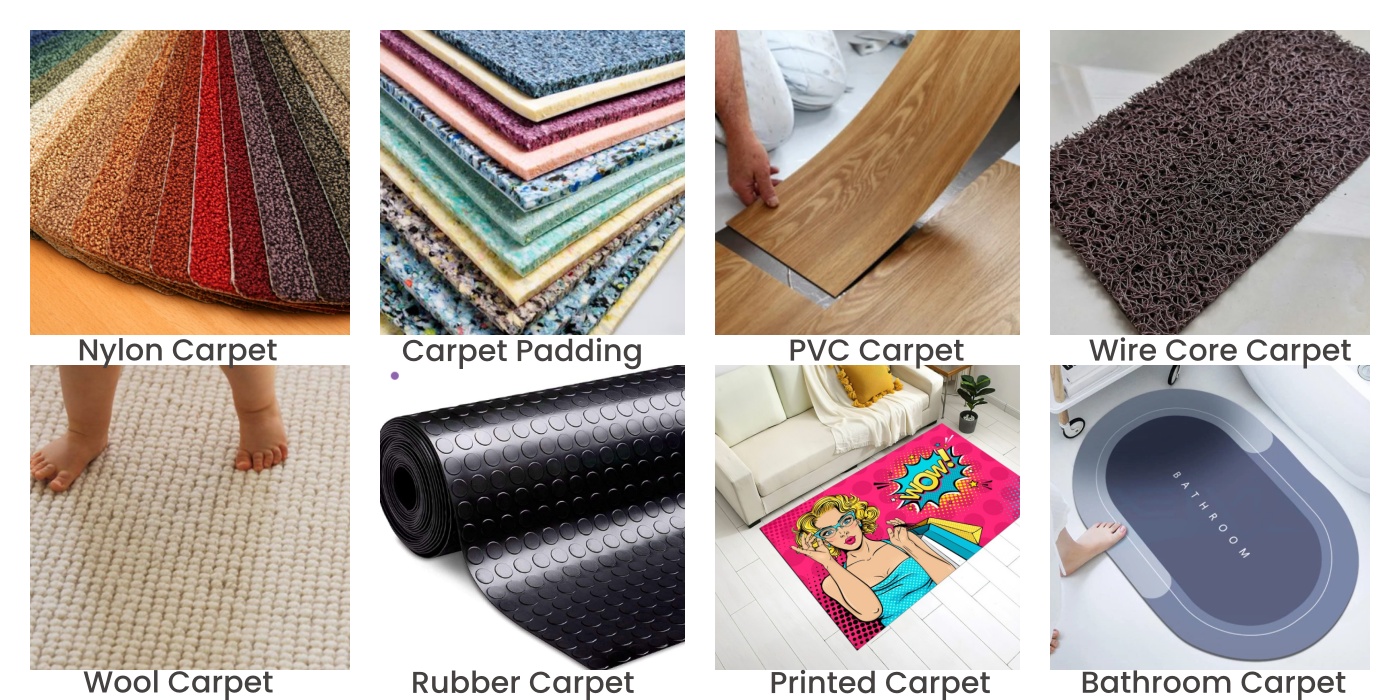 CNC Carpet cutting machine samples